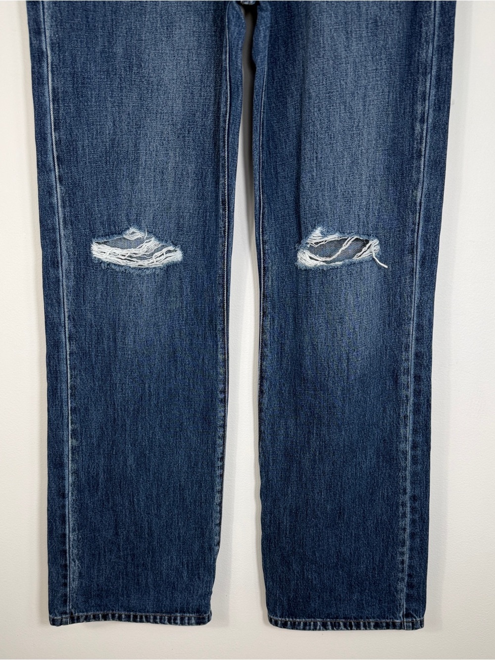 KanCan Dark Wash 90’s Ultra High Rise Wide Leg Flare Jean- Size 9 - Picture 6 of 9